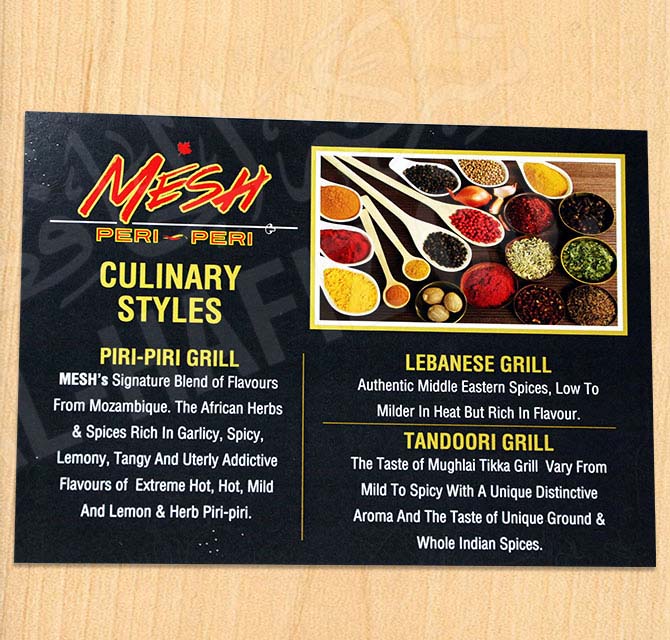 قائمة الفندق الطباعة الرقمية مع بقعة الذهب والحبر الأحمر
